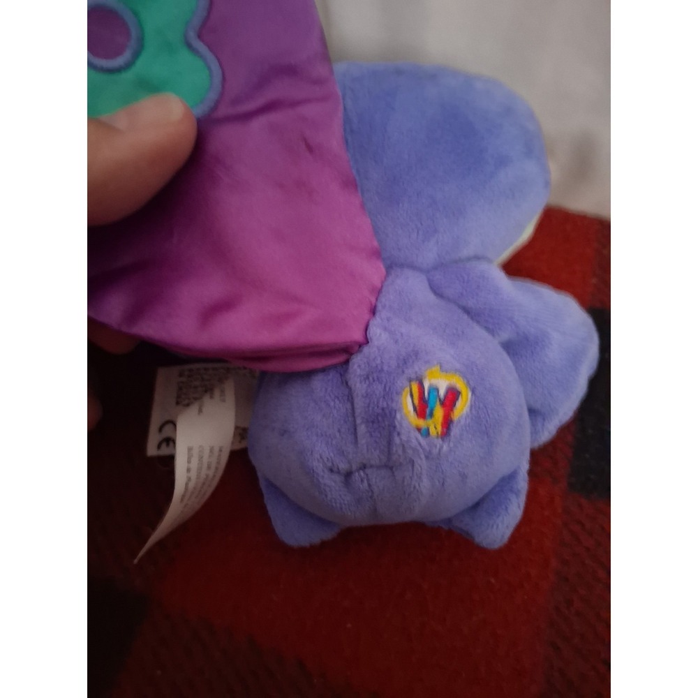 Ganz Webkinz Zumbuddy Zane Lazy Zum Plush Butterfly Purple Blue No Code - Picture 4 of 5